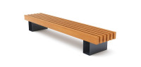 Скамейка прямая серии "Радиус" С-077